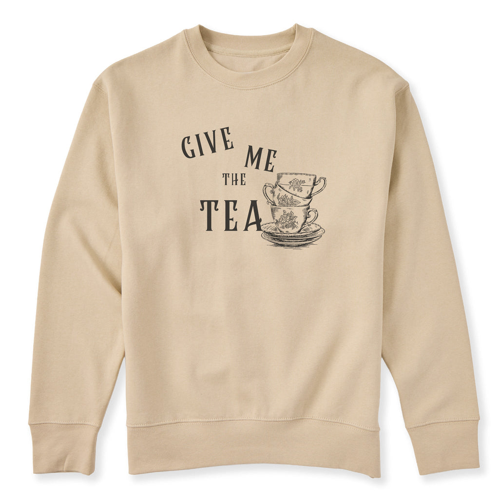 Give Me the Tea Unisex Crew Fleece Sweatshirt